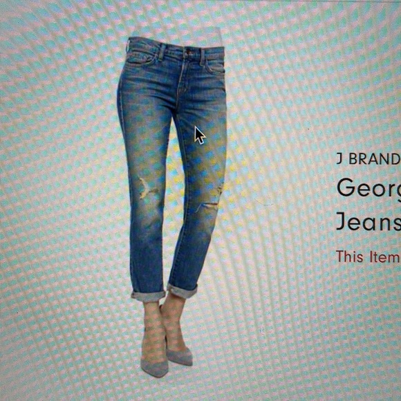 J Brand Georgia Keeper Mid-Rise Boyfriend Jeans - Picture 6 of 7